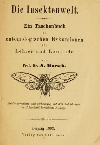 Die Insektenwelt