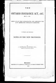 The Ontario Insurance Act, 1887, (50 V. c. 53.)