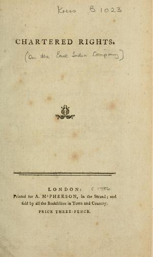 Chartered rights