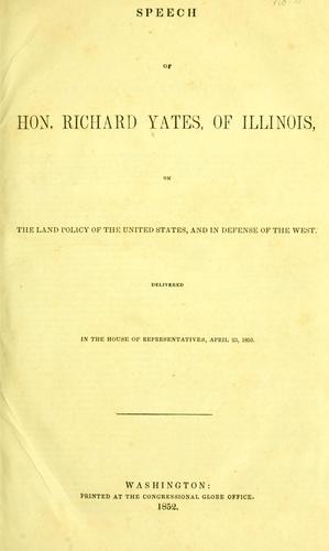 [Speeches and governor's messages, 1851-72