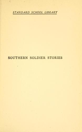 Southern soldier stories
