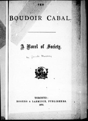 The boudoir cabal