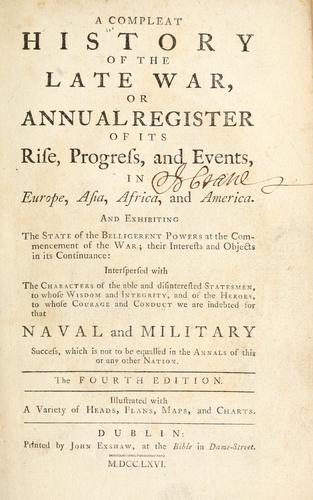 A compleat history of the late war