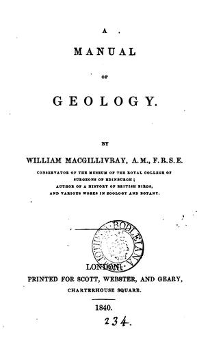 A manual of geology
