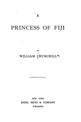 A Princess Of Fiji