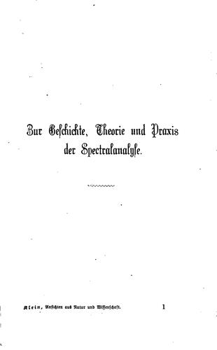 Ansichten aus Natur und Wissenschaft: Für gebildete