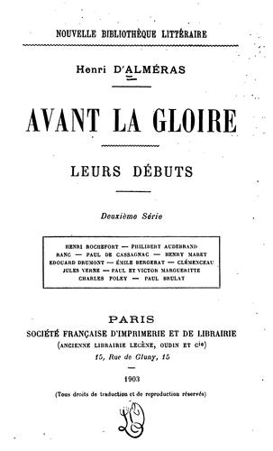 Avant la gloire: leur débuts..