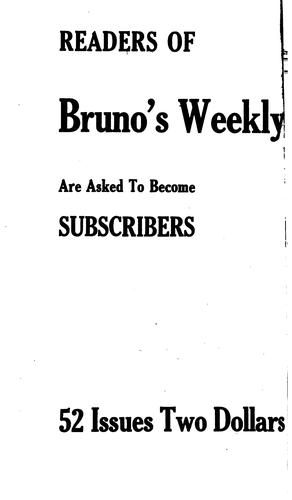 Bruno's Weekly