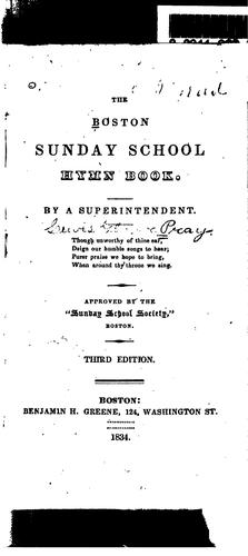 The Boston Sunday School Hymn Book