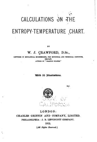 Calculations on the Entropy-temperature Chart