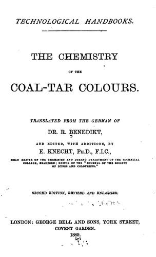 The chemistry of the coal-tar colours