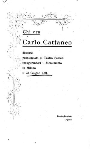 Chi era Carlo Cattaneo
