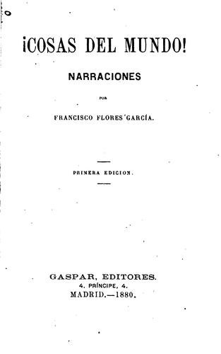 Cosas Del Mundo: Narraciones