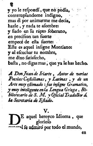 Continuación de las nuevas poesias, que contiene los elogios de los escr os insignes españoles ..