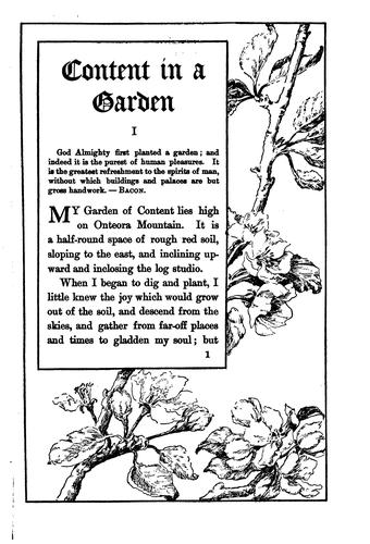 Content in a Garden