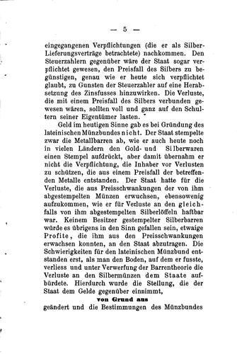 Das Monopol der schweizerischen Nationalbank und die Grenzen der Geldausgabe ..