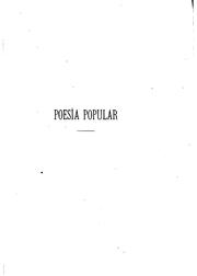 De la poesía Heroico-popular Castellana: Estudio precedido de una oracion ..