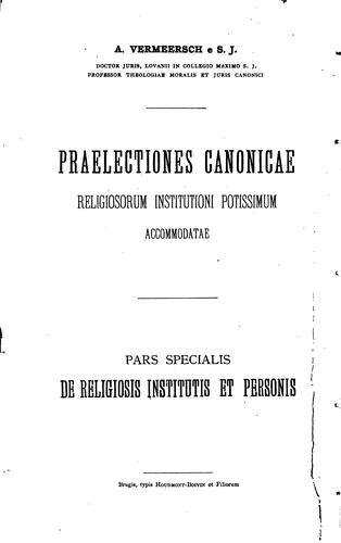 De religiosis institutis & personis: tractatus canonico-moralis ad ..