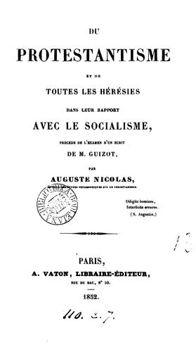 du protestantisme
