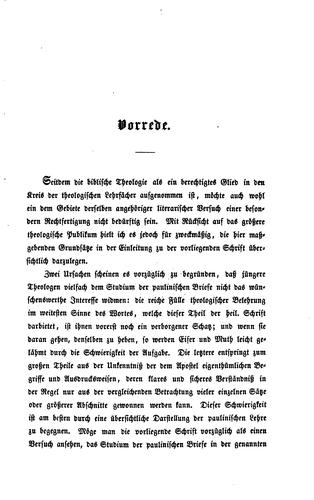 Die Theologie des heil. Paulus