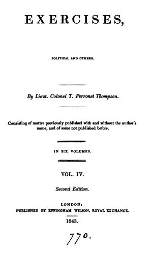 Exercises, political and others