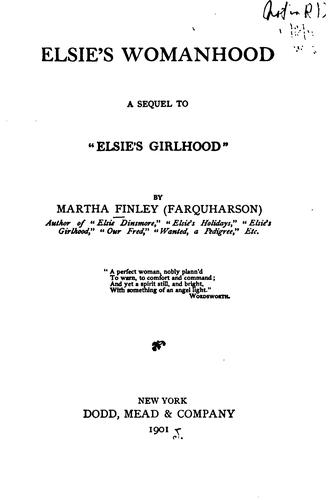 Elsie's Womanhood
