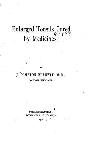Enlarged Tonsils Cured by Medicines