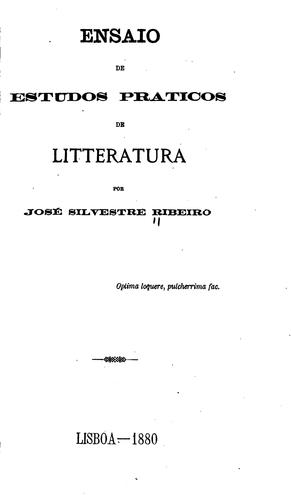 Ensaio de estudos práticos de litteratura