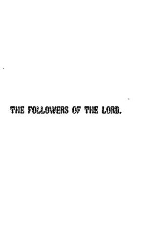 The followers of the Lord