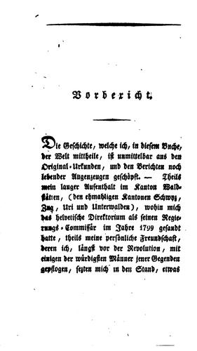 Geschichte vom Kampf und Untergang der Schweizerischen Berg- und Waldkantone, besonders des ..