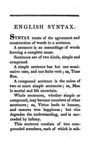 Guy's new exercises in English syntax