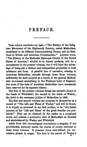 The History of the Religious Movement of the Eighteenth Century: Called Methodism, Considered in ..