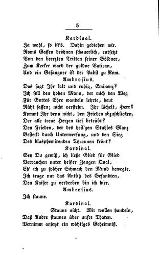Kaiser Friedrich der zweite: Trauerspiel in 5 Aufzügen