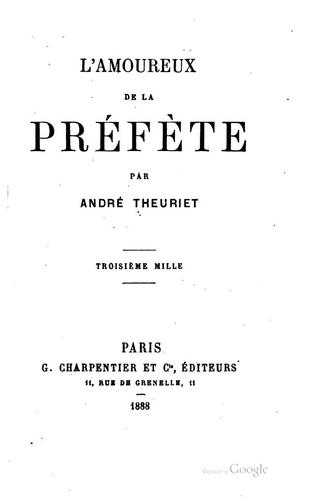 L'amoureux de la préfète
