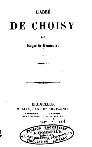 L'abbé de Choisy