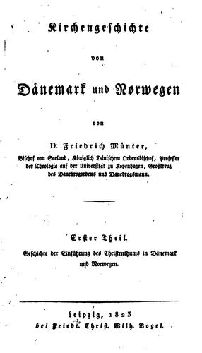 Kirchengeschichte von Dänemark und Norwegen