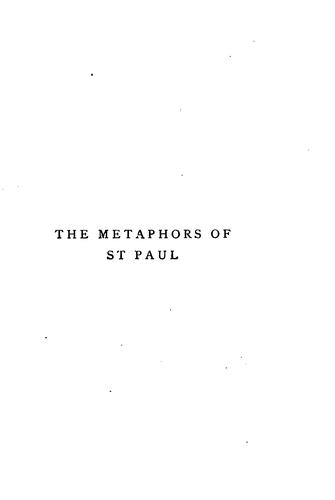 The Metaphors of St Paul