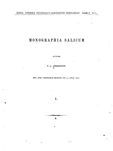 Monographia salicum I