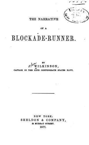 The Narrative of a Blockade-runner