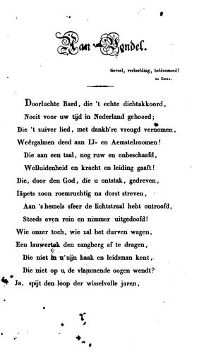Nederlandsche legenden in rijm gebracht. De strijd met Vlaanderen. Jacoba en Bertha. Het huis ..