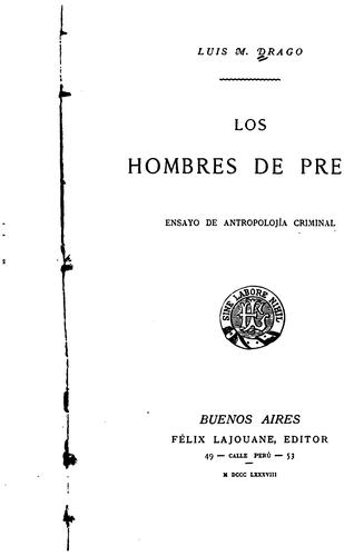 Los hombres de presa