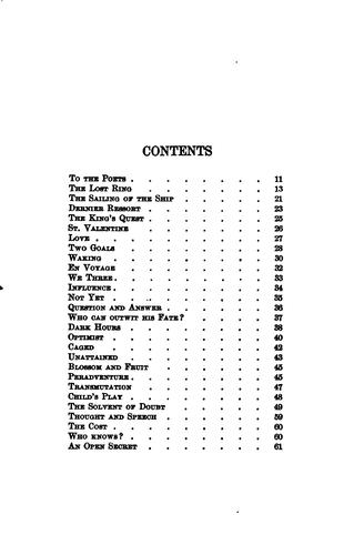 The Lost Ring: And Other Poems