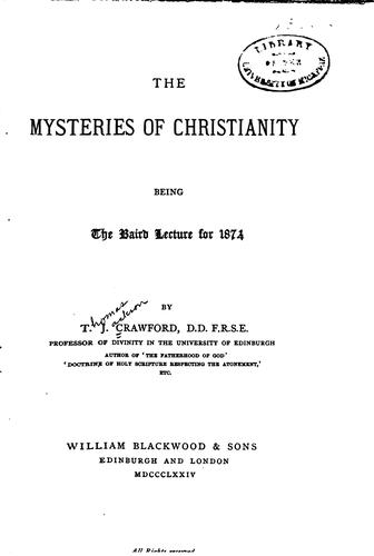 The Mysteries of Christianity