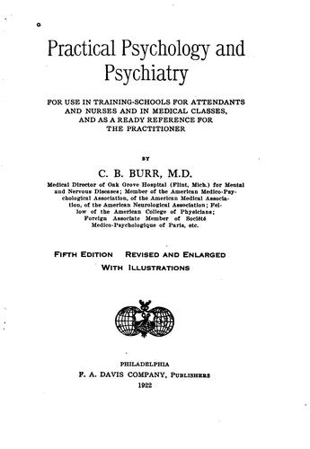 Practical Psychology and Psychiatry: For Use in Training-schools for ..