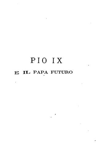 Pio IX e il papa futuro
