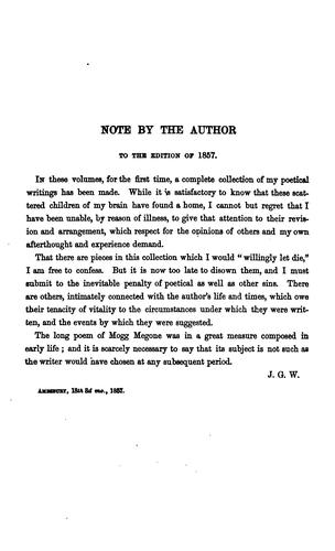The Political Works of John Greenleaf Whitter
