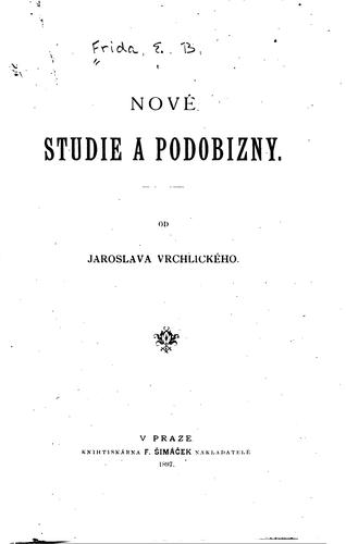 Nove studie a podobizny