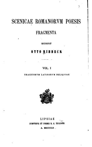 Scenicae romanorum poesis fragmenta