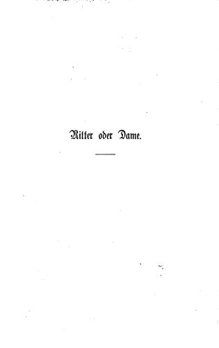 Ritter oder Dame