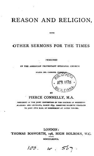 Reason and religion, with other sermons